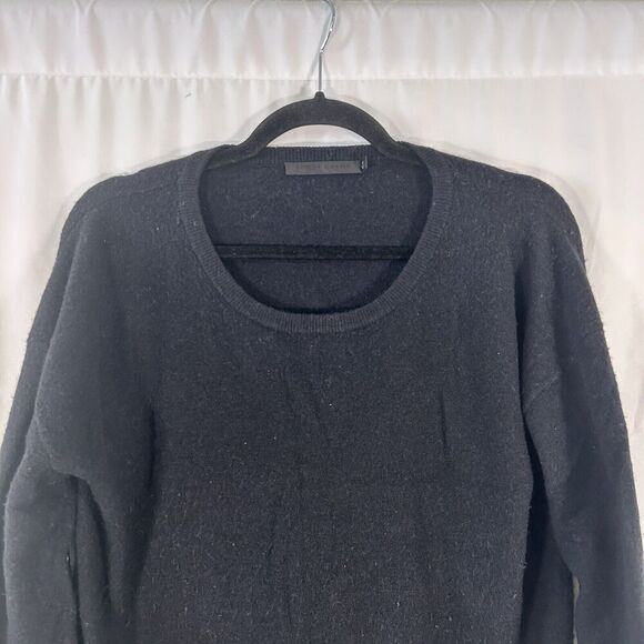 Jenni Kayne Wool Cashmere Sweater Women's XS Black Long Sleeve Crew Neck - Picture 2 of 9
